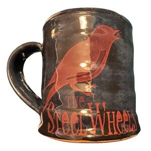 Justin Rothshank The Steel Wheels Band Logo Redware Studio Pottery Mug